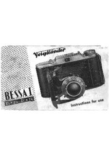 Voigtlander Bessa 1 manual. Camera Instructions.